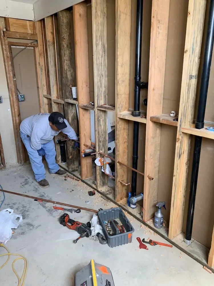Commercial rough-in plumbing for Water Heater Replacement in Montgomery Village